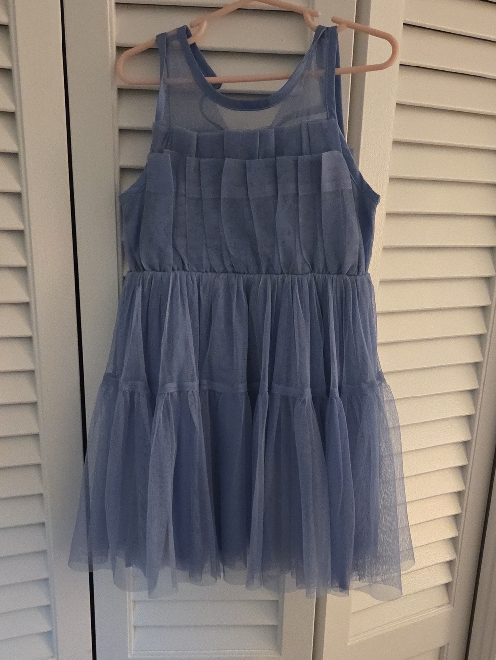 Jcrew Crewcuts Lavender Tulle Pleated Bodice Dresscre